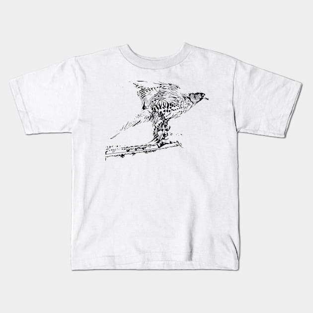 Hawk Kids T-Shirt by Nimmersatt